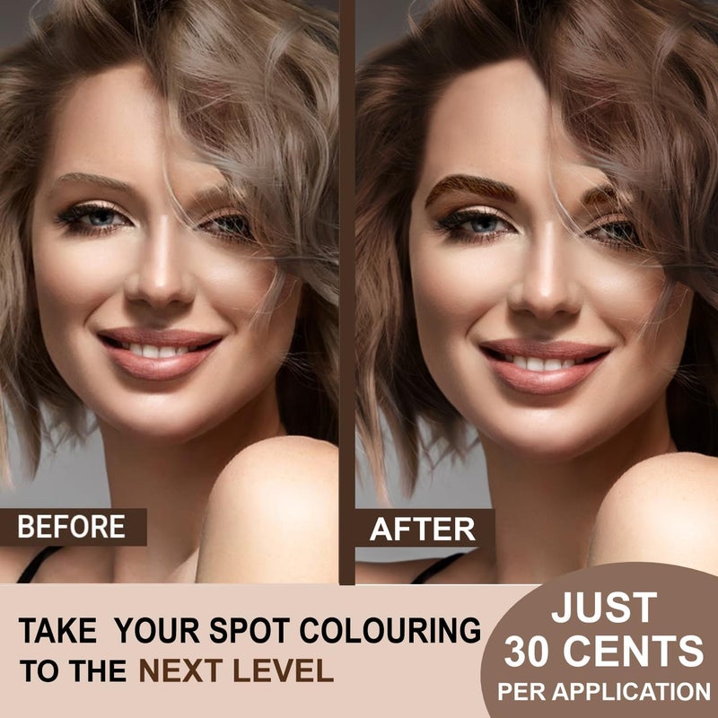 MinaiBrow MINA ibrow Henna Regular Pack & Coloring tint kit up to 6 week (Pearl Gray) - Image 5