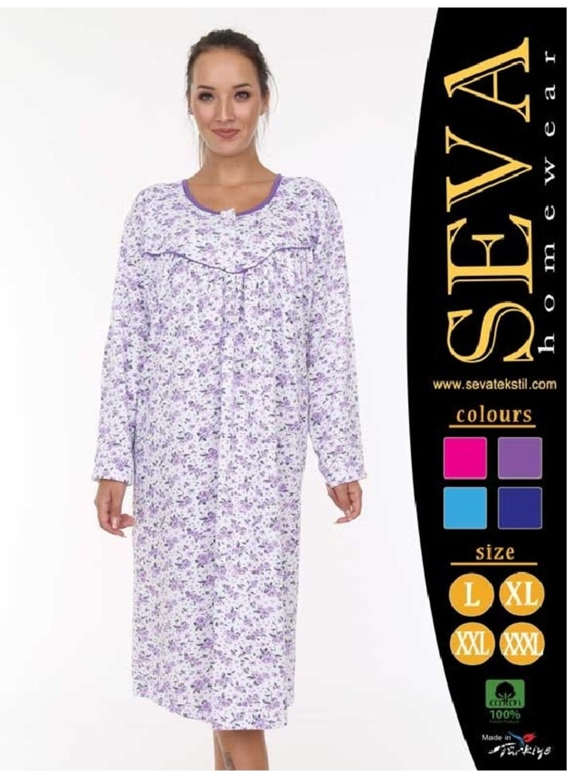 Seva Mother, Hospital Nightgown Oversized Comfortable Pattern  - Image 3