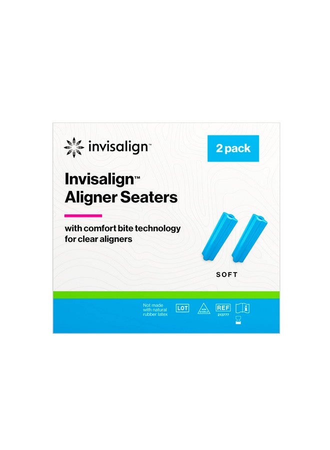 تقويم إنفزلاين مقاعد تقويم الأسنان، قطع تقويم الأسنان الزرقاء (عبوة من قطعتين) - Image 4