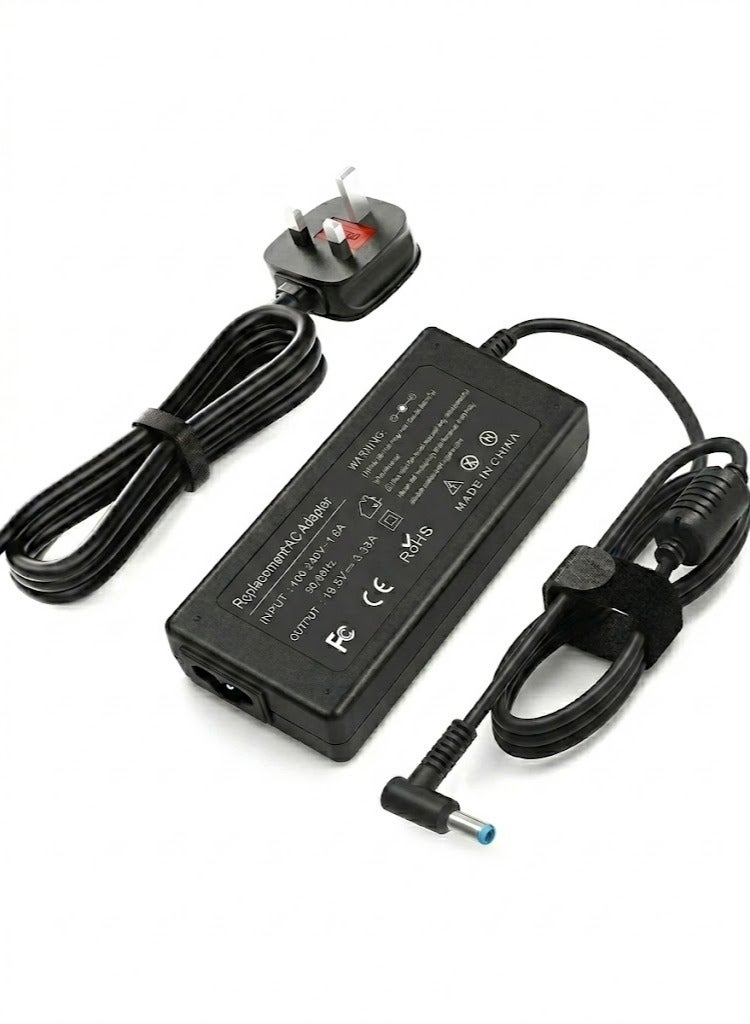 COCO KSA HP Laptop Charger 65W 45W 19.5V AC Adapter Replacement for HP Chromebook Pavilion Envy Stream Elitebook Folio Laptop Blue Tip 4.5x3.0mm Compatible with Everyday Use and Home Office - Image 1