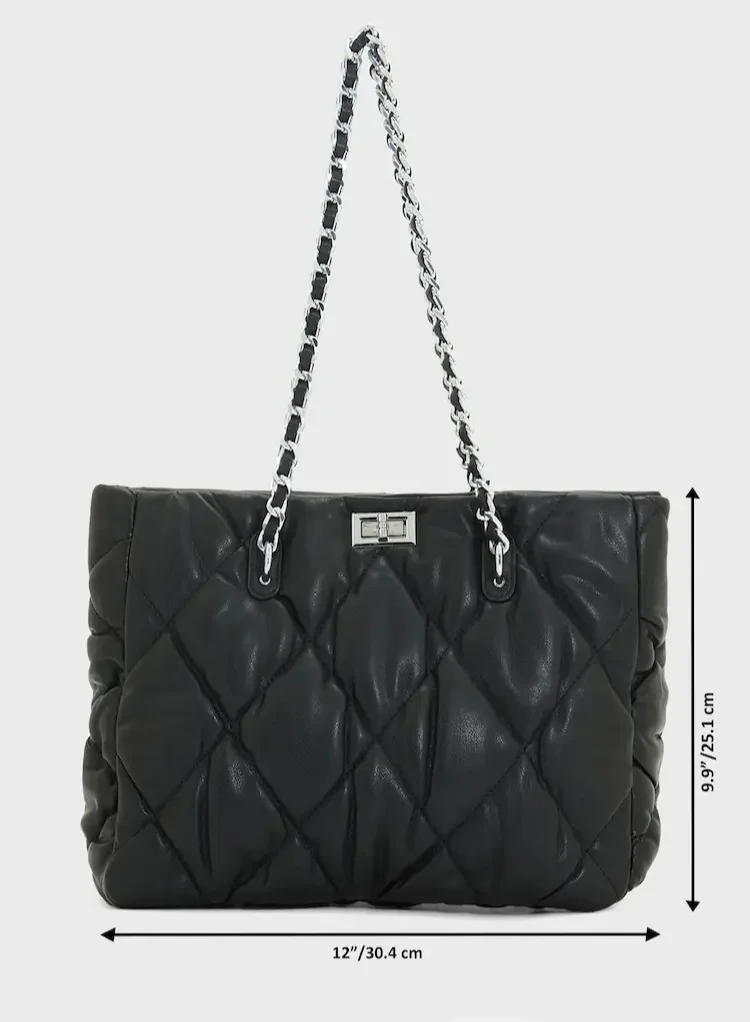 ELLA Quilted Ladies Tote Bag