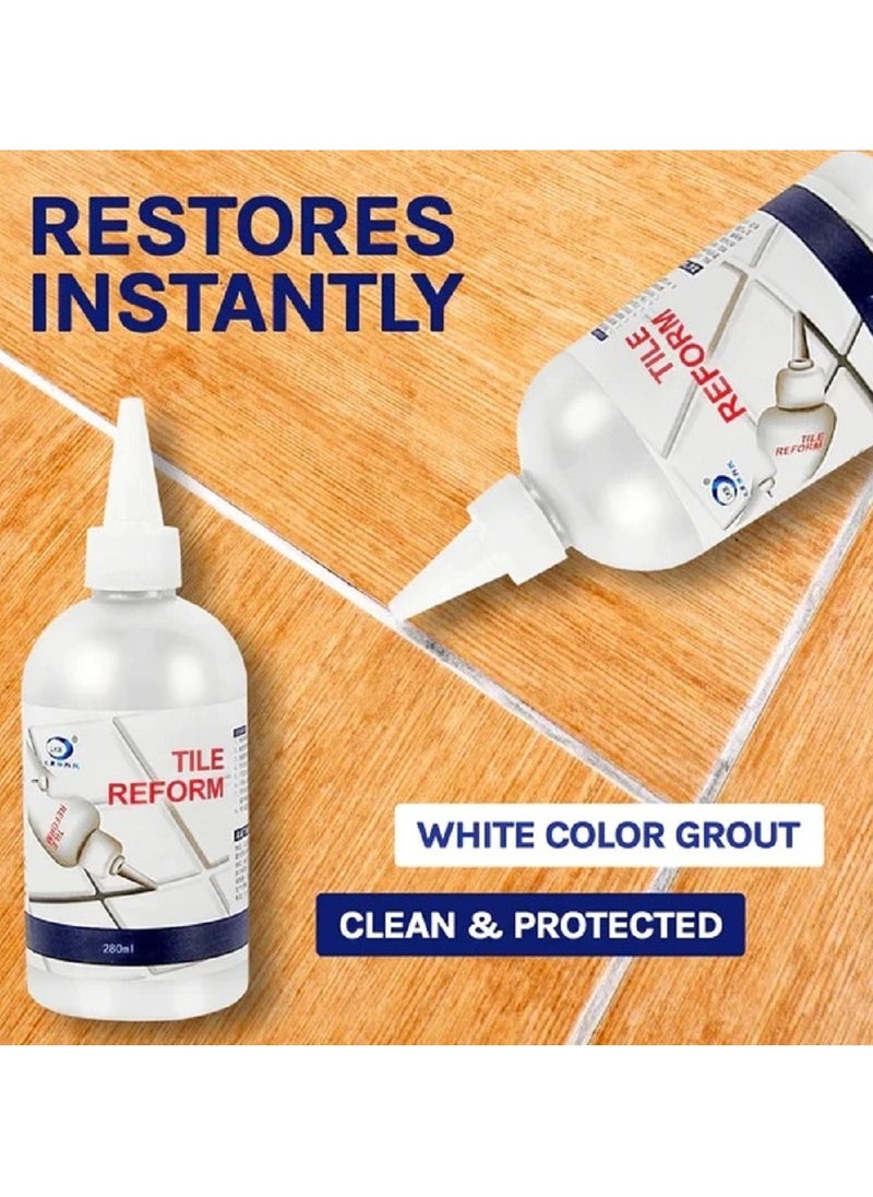 ZHAOXIA - Tile Reform Waterproof Tiles Gap Filler Repair Filler Tube Paste for Kitchen Bathroom 280ml - Image 1