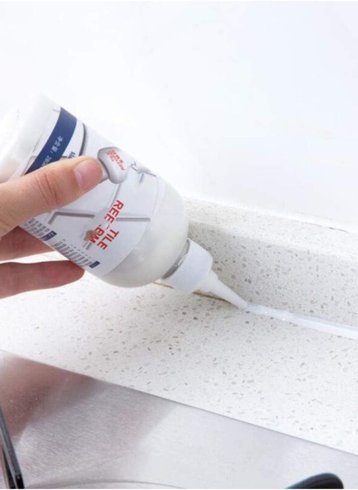 ZHAOXIA - Tile Reform Waterproof Tiles Gap Filler Repair Filler Tube Paste for Kitchen Bathroom 280ml - Image 1