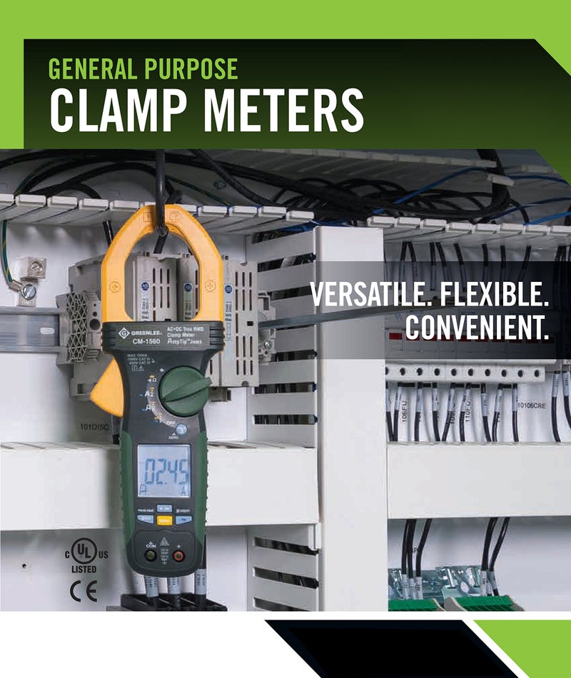 Greenlee CM-660 General Purpose Clamp Meter, AC, 600-Amp - Image 2