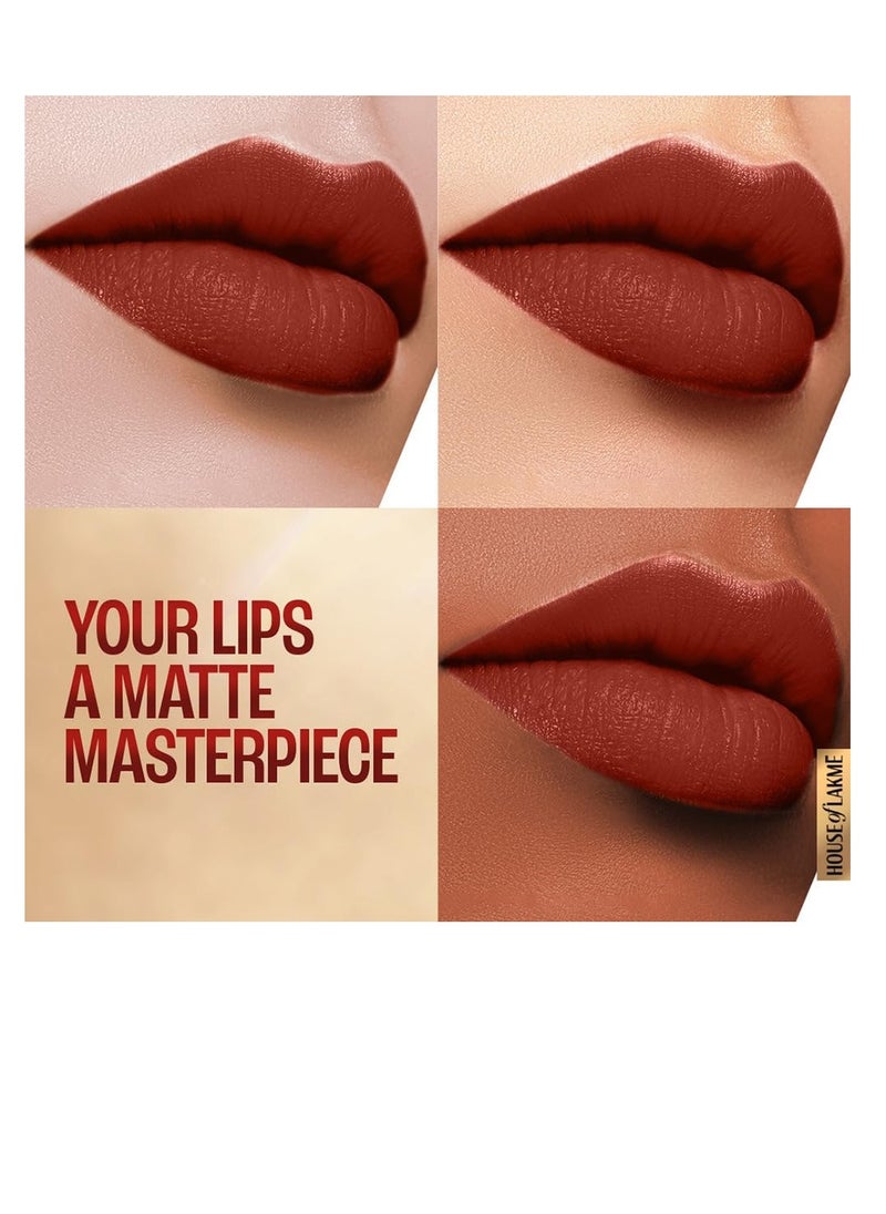 LAKME Lakme 9TO5 Primer Matte Lip Color MR3 Red Rust 3.6 g  - Image 4