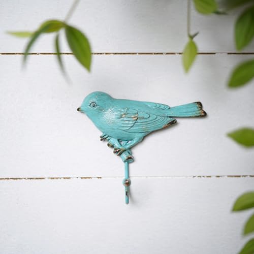 SOFFEE DESIGN Set of 4 Vintage Metal Birds Wall Coat Hooks, Heavy Duty Hangger Hooks, Farmhouse Wall Mounted Hanging Rack Hooks for Scarf, Bag, Towel, Key, Cap - Image 3