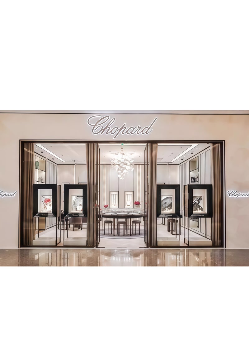 شوبارد سوار شوبارد من الذهب الوردي وجوهرة حمراء هدية - Image 5