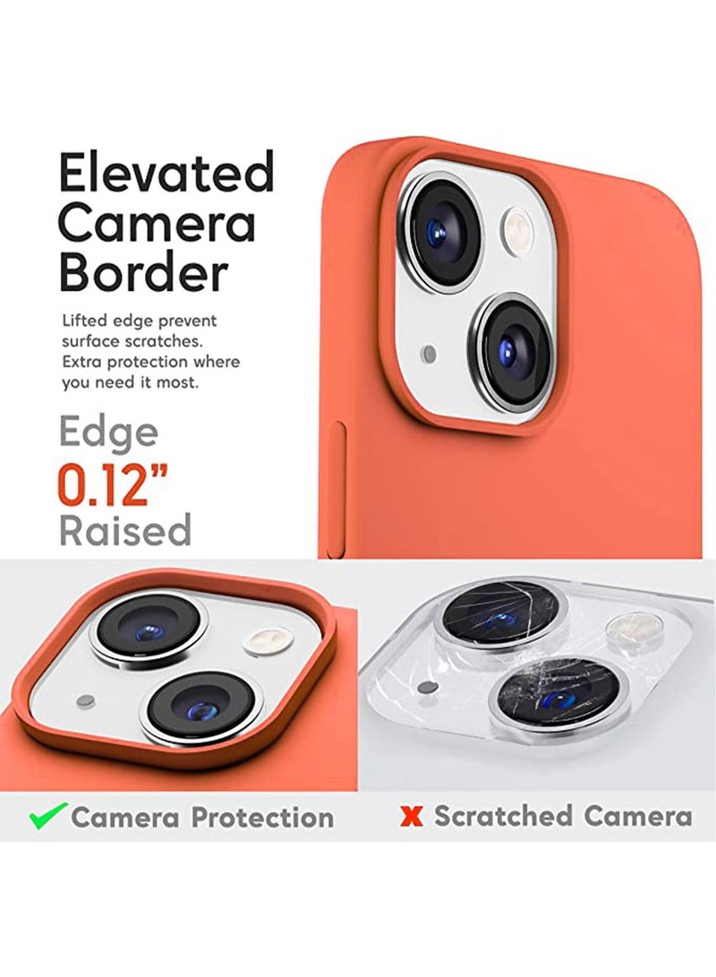 iPhone 14 Case Cover Accessories with Silicone Phone Cover Slim Full Body Protective,Soft Anti-Scratch Microfiber Lining Cute Shockproof - Image 2