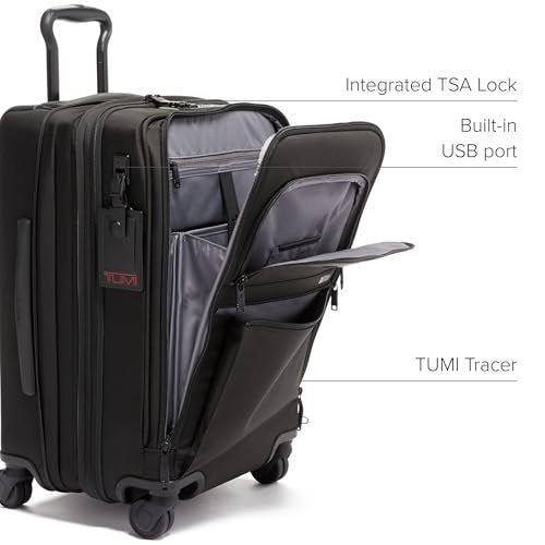 Tumi تومي - حقيبة سفر مكتبية دولية بأربع عجلات - حقيبة عمل قابلة للتوسيع بسحاب للرجال مع أقسام للكمبيوتر المحمول والتابلت - سوداء - Image 5