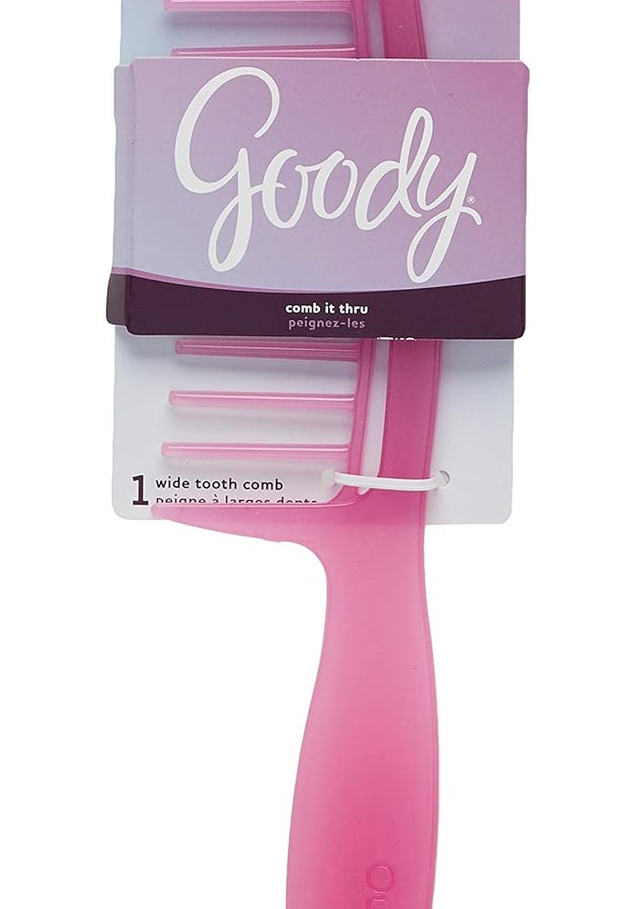 Goody Ouchless Detangler Comb - All-Purpose Wide Tooth Comb for Tangles, Wet or Dry, Ideal for All Hair Types - Image 2
