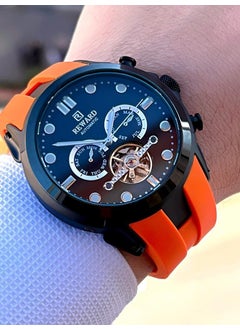 REWARD Rwd.28 Fully Automatic Silicone Band Internal Functions Active 3 Atm Water Resistant Men's Wristwatch  - Image 3