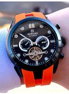 REWARD Rwd.28 Fully Automatic Silicone Band Internal Functions Active 3 Atm Water Resistant Men's Wristwatch  - Image 2
