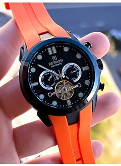 REWARD Rwd.28 Fully Automatic Silicone Band Internal Functions Active 3 Atm Water Resistant Men's Wristwatch  - Image 4