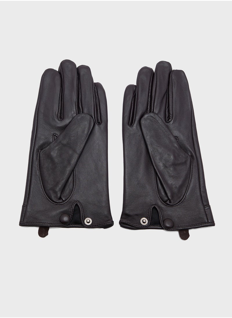 Robert Wood Genuine Leather Gloves  - Image 3