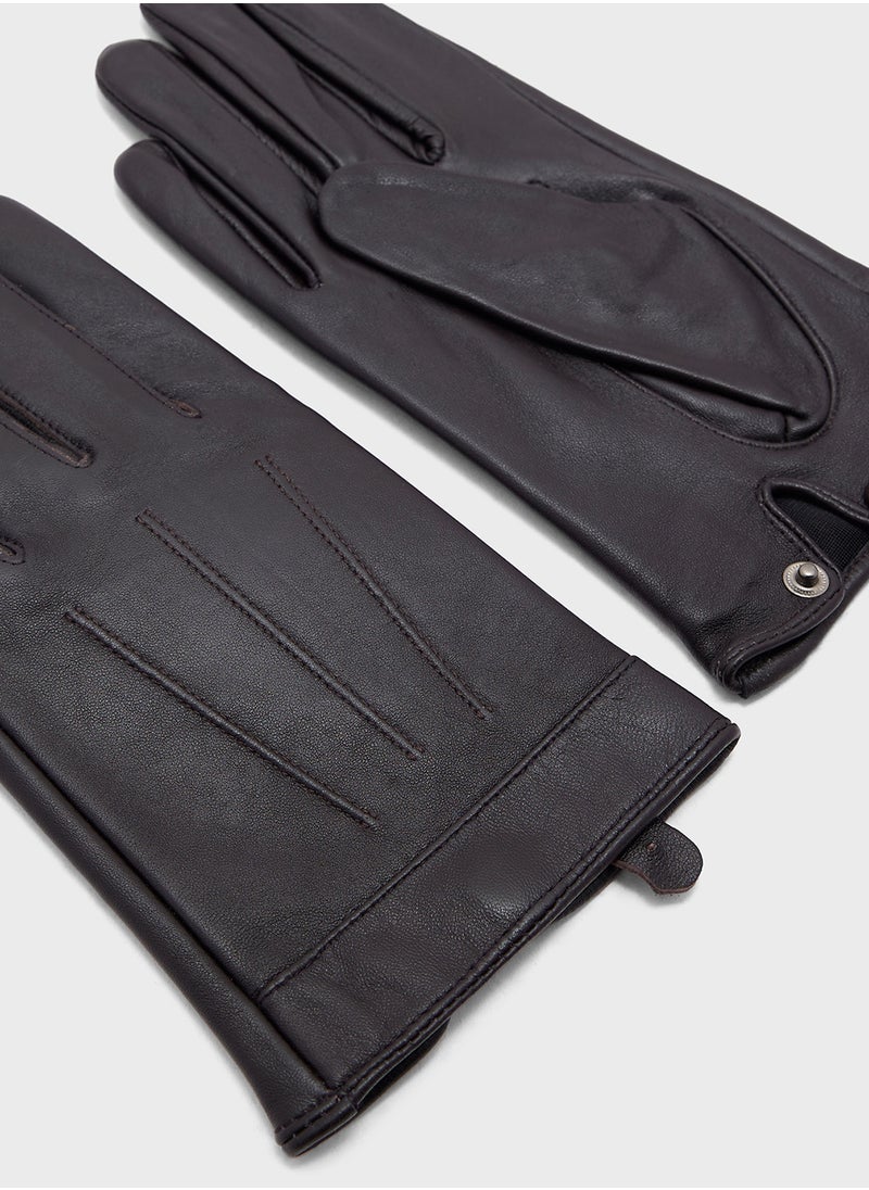 Robert Wood Genuine Leather Gloves  - Image 4