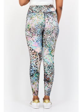 Reebok Women Sportswear Fit Training Leggings, Multicolor  - Image 2