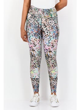 Reebok Women Sportswear Fit Training Leggings, Multicolor  - Image 1