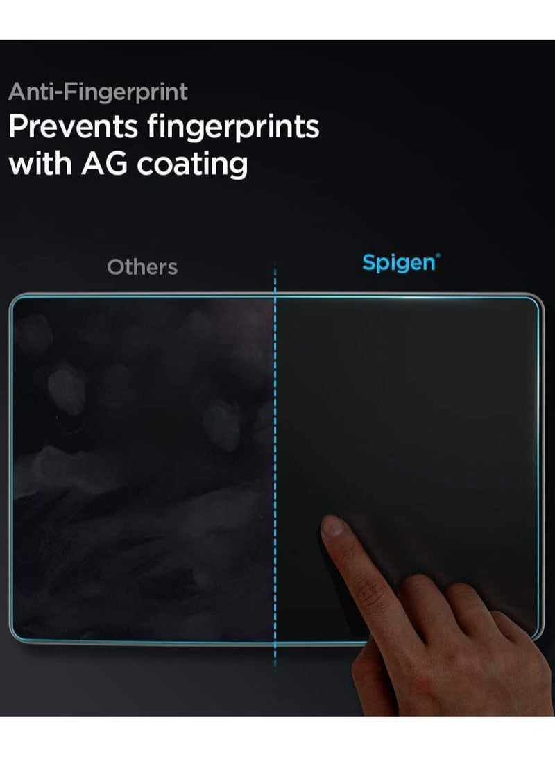 Spigen Tempered Glass Screen Protector [GLAStR EZ FIT] designed for Tesla Model 3 (2023-2017) and Model Y (2024-2020) Dashboard Touchscreen - Matte/Anti Glare/Anti Finger Print - Image 3