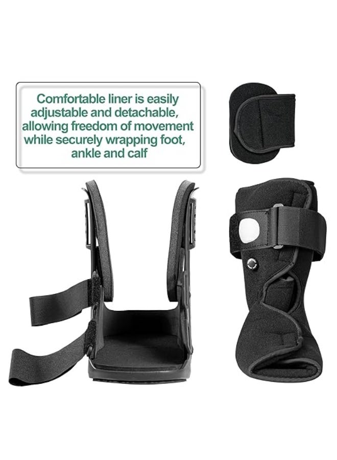 Health Mart Air Traveler Pneumatic Walker Boot Adjustable Air Compression Orthopedic Walking Support Brace Small Black - Image 5