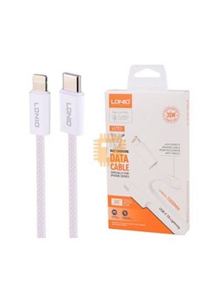 كابل شاحن iPhone 1M USB C إلى Lightning Cable شحن سريع توصيل الطاقة PD 30W كابل شحن iPhone لـ iPhone 14/14 Pro/14 Plus/14 Pro Max، iPad Pro، iPhone 8-13 جميع السلاسل - view 3