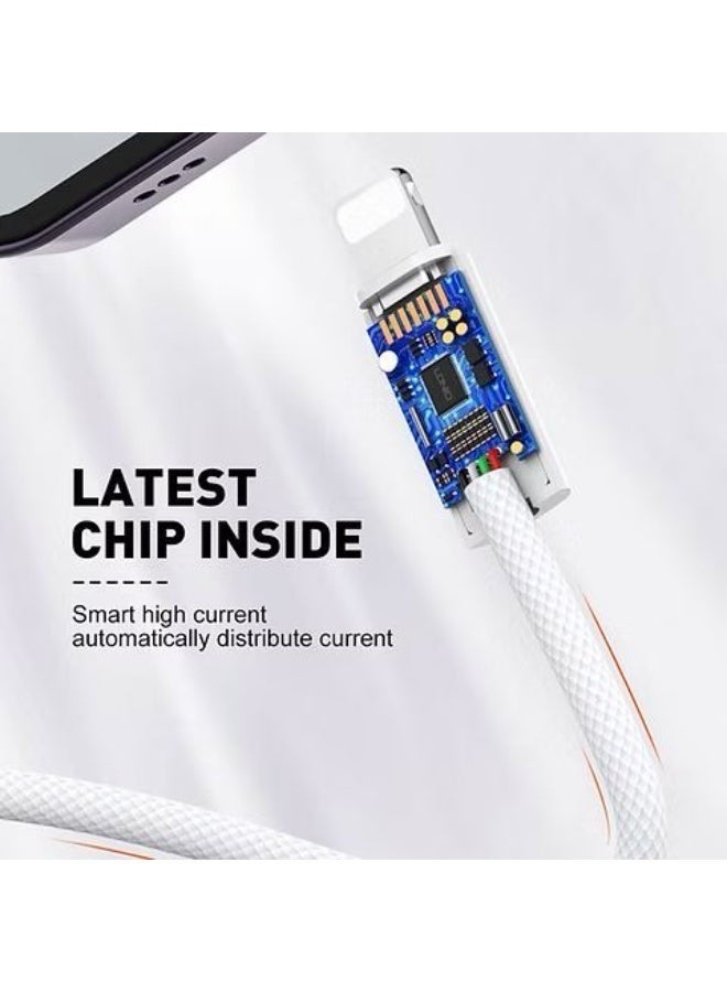 لدنيو كابل شاحن iPhone 1M USB C إلى Lightning Cable شحن سريع توصيل الطاقة PD 30W كابل شحن iPhone لـ iPhone 14/14 Pro/14 Plus/14 Pro Max، iPad Pro، iPhone 8-13 جميع السلاسل - Image 5