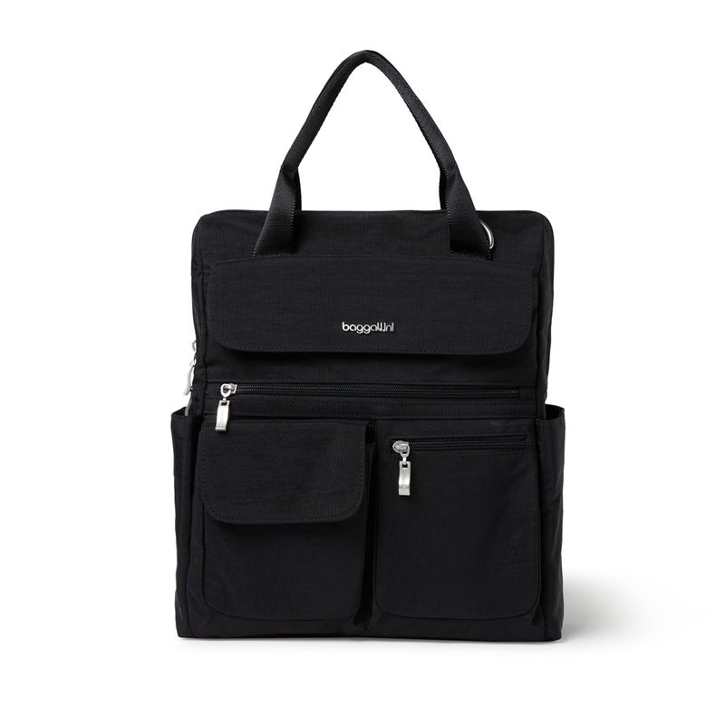 Baggallini Baggallini womens Modern Everywhere Laptop Backpack, Black, One Size US  - Image 1