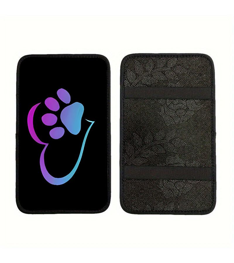 Colorful Dog Car Armrest Pad Console Cover For Sedans Vans SUVs And Trucks Comfort And Protection - Image 4