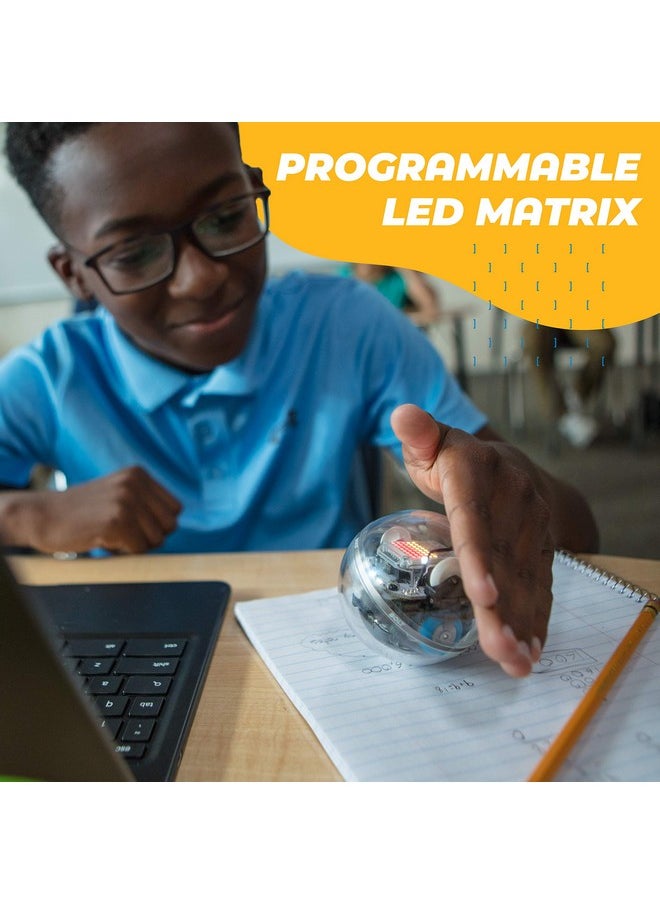 Sphero Bolt - Coding Robot Ball - Beginner To Advanced Programming - Ages 8+ - Learn To Code 3 Ways: Draw, Blocks, Javascript - Programmable Sensors - Led Matrix - Durable And Waterproof Design  - Image 3