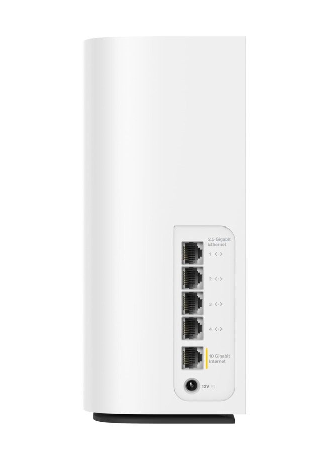لينكسيس مجدد - جهاز توجيه واي فاي 7 ثلاثي النطاق Velop Pro 7 10G Mesh BE11000 - تغطية كاملة مع نظام الشبكة الإدراكية، سرعة جيجابت حقيقية تصل إلى 10 جيجابت في الثانية، إعداد بسيط، حتى 2,700 قدم مربع و 200 جهاز - 1x جهاز توجيه - Image 3