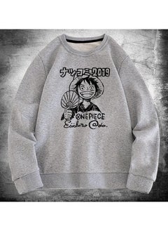 KUYING New One Piece Casual Loose Round Neck Hoodie  - Image 1