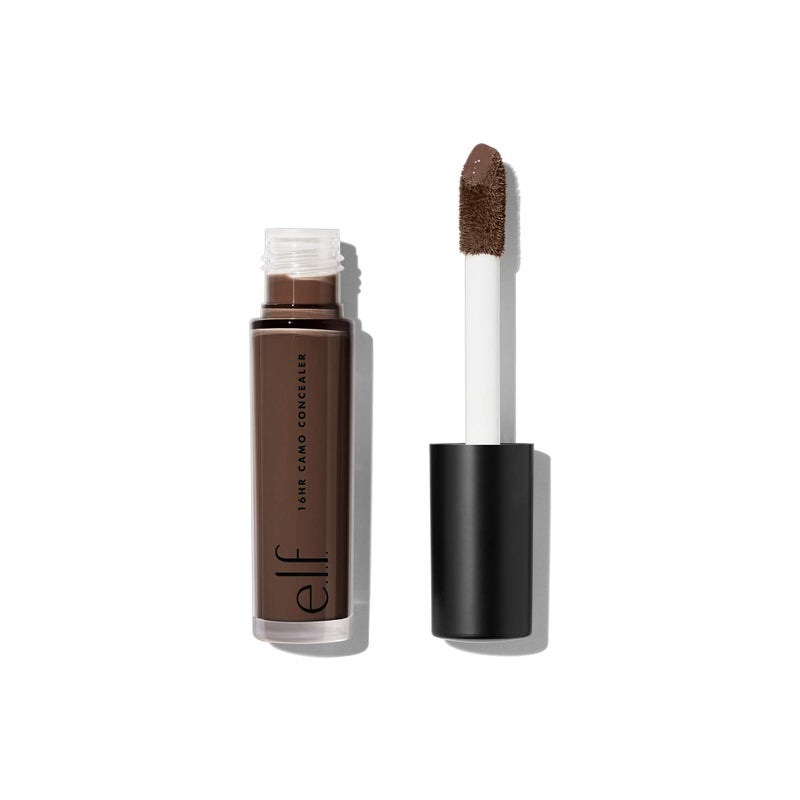 elf 16HR Camo Concealer FullCoverage HighlyPigmented Face Concealer With A Matte Finish Creaseproof Vegan CrueltyFree Rich Ebony