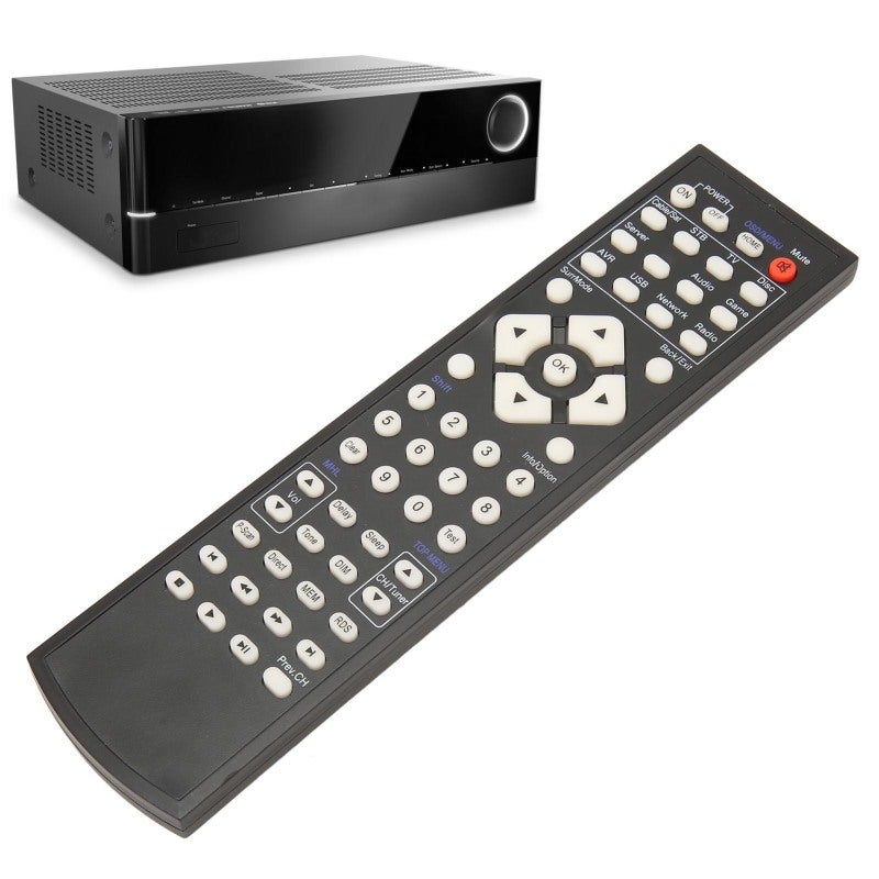 توجيه استقبال الراديو التلفزيوني المركب (Receiver Remote): مادة ABS فائقة الجودة - جهاز تحكم عن بعد استبدال حساس لنماذج AVR 1710 وAVR 171 وAVR 1610 وAVR 161، لا حاجة إلى إعداد لنظم الصوت المنزلي - Image 3