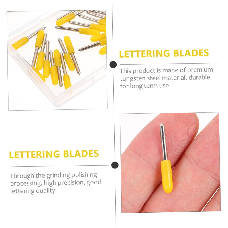 Red Tungsten Carbide Cutting Blades 20pcs for Vinyl Plotter - Image 3