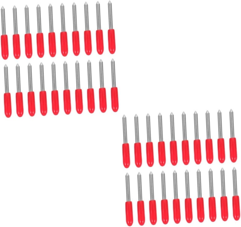 Red Tungsten Carbide Cutting Blades 20pcs for Vinyl Plotter - Image 1