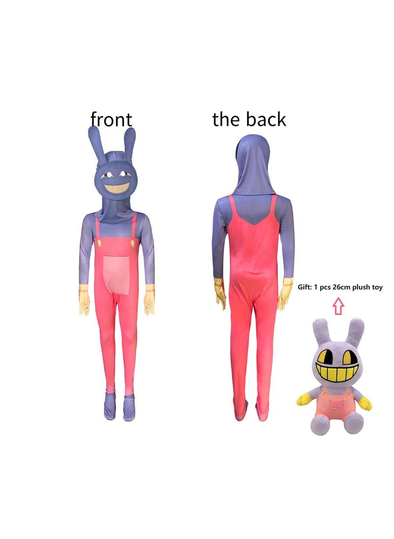 عام 1 مجموعة من ملابس السيرك الرقمية مذهلة للأطفال والبالغين مع الأقنعة ولعب دور الطرف دمية أفخم الحرة زي جاكس - Image 1