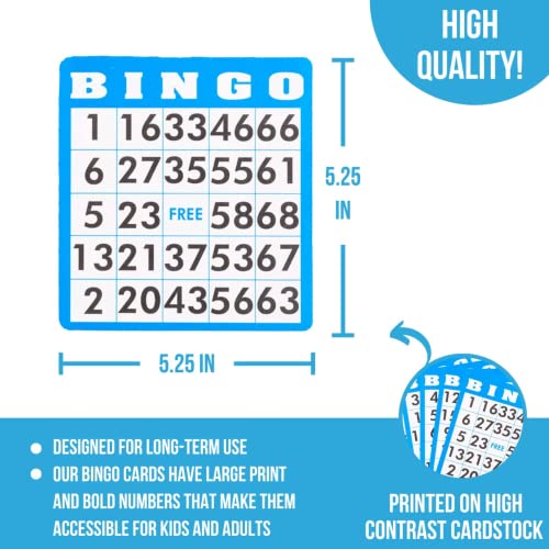 Regal Games Regal Bingo Deluxe Game Set for Adults and Kids - Includes 8 Inch Wheel Cage, 75 Balls, Master Board, 50 Cards and Colorful Chips - Fun Family Game Night - Image 5