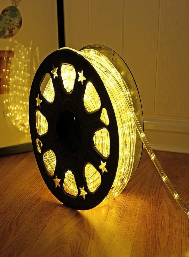 Gesto 5 Meter Rope Led Strip Lights – Outdoor Lights Waterproof for Balcony Decoration,Home Decor & Interior Decoration | Decorative Lights for Diwali Decoration,Cove Light for Ceiling (Warm White) - Image 1