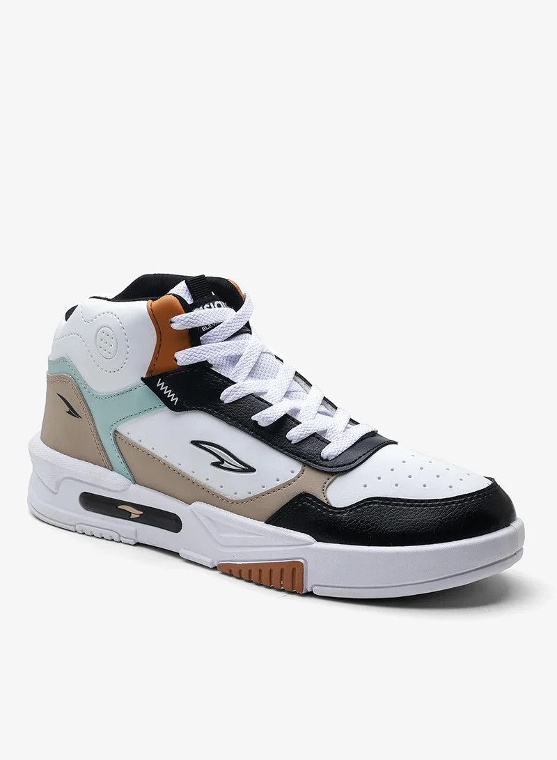 Asian  Casual Sneakers for Men in White and Black for Men | Best Price UAE