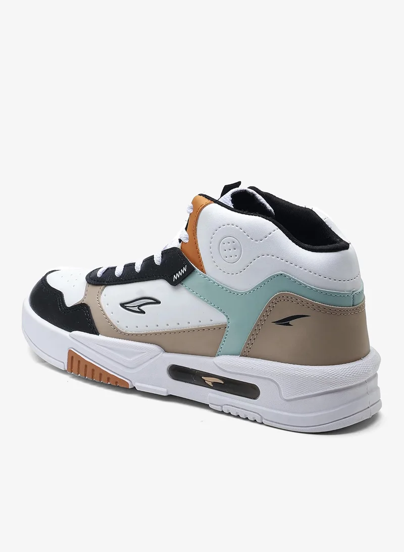 Asian  Casual Sneakers for Men in White and Black for Men | Best Price UAE