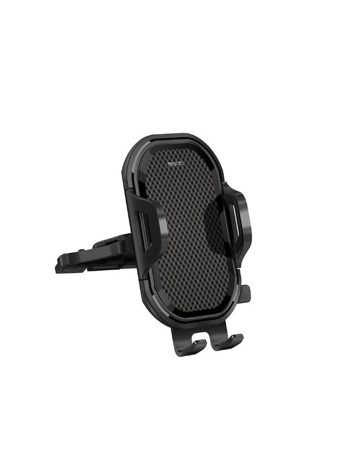 Yesido 84 CD Port Car Phone Holder Black - Image 1