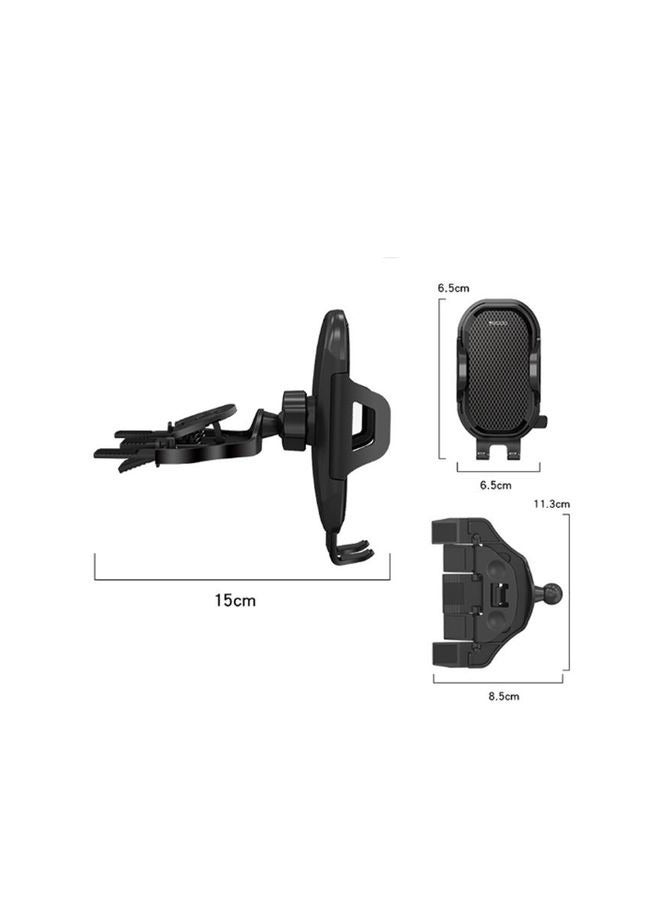 Yesido 84 CD Port Car Phone Holder Black - Image 2