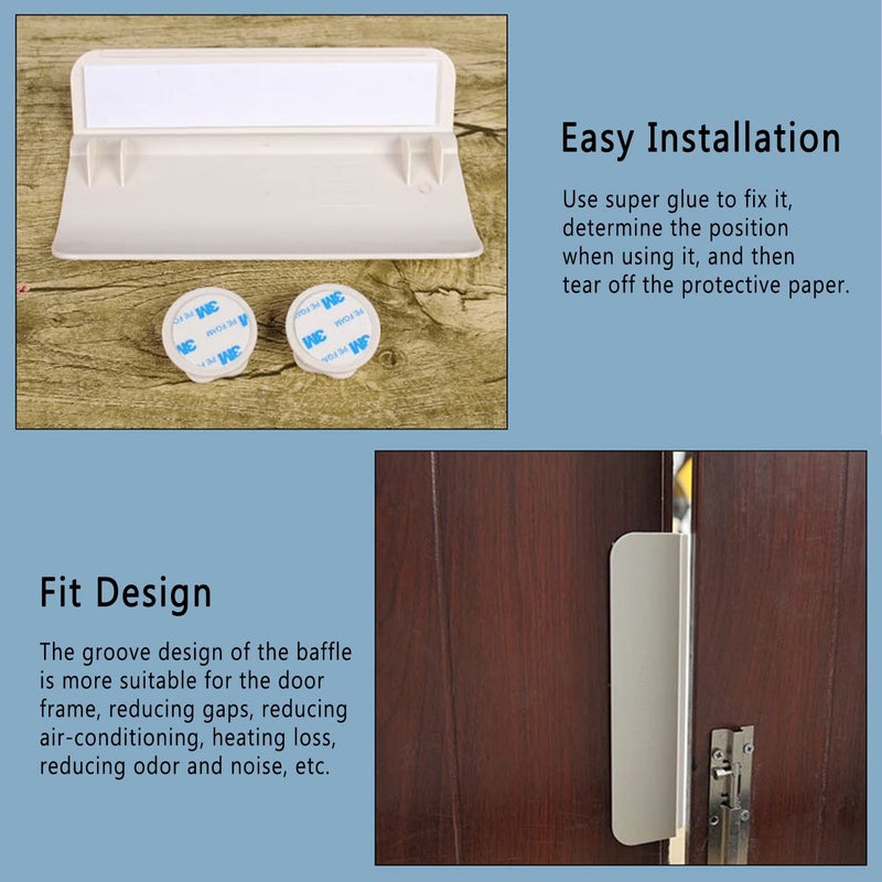 LISUNLI Pets Automotic Door Opener, Automatic Lockable Pet Dog Door Automatic Gate Opener Dogs Cats Door, Cat Private Handle Pet Door for Bedroom Bathroom - Push to Open Pet Private Access Door - Image 5