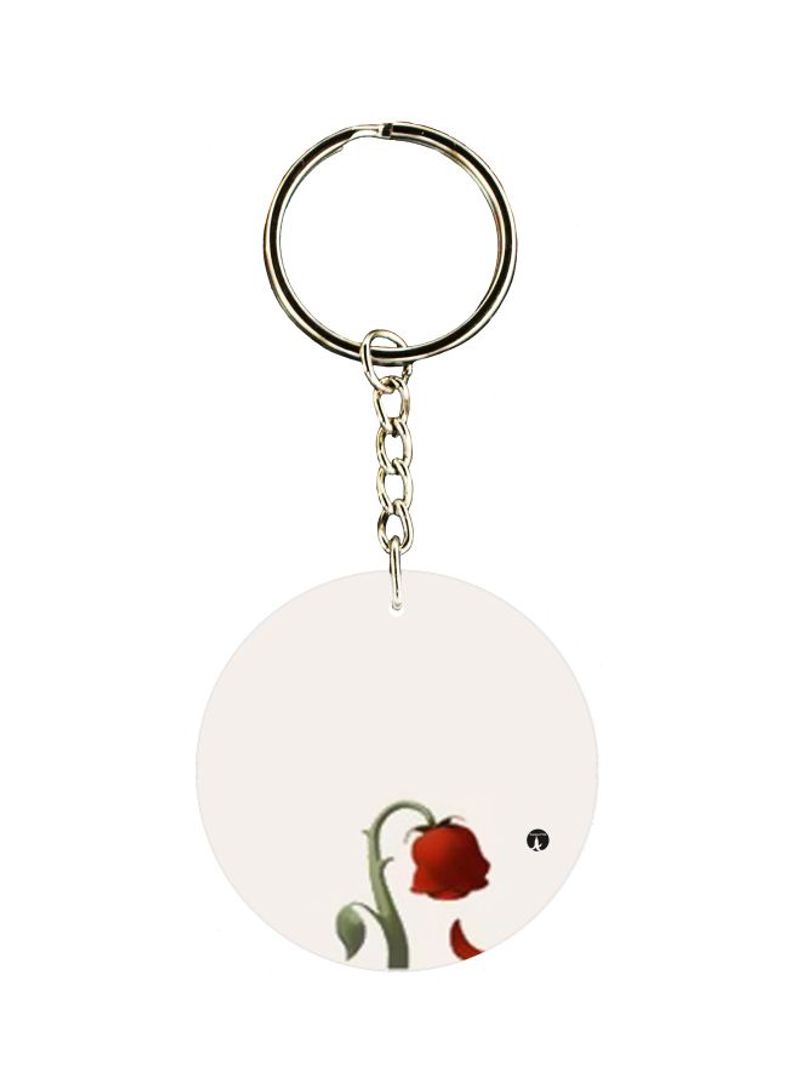 RKN Rose Printed Keychain