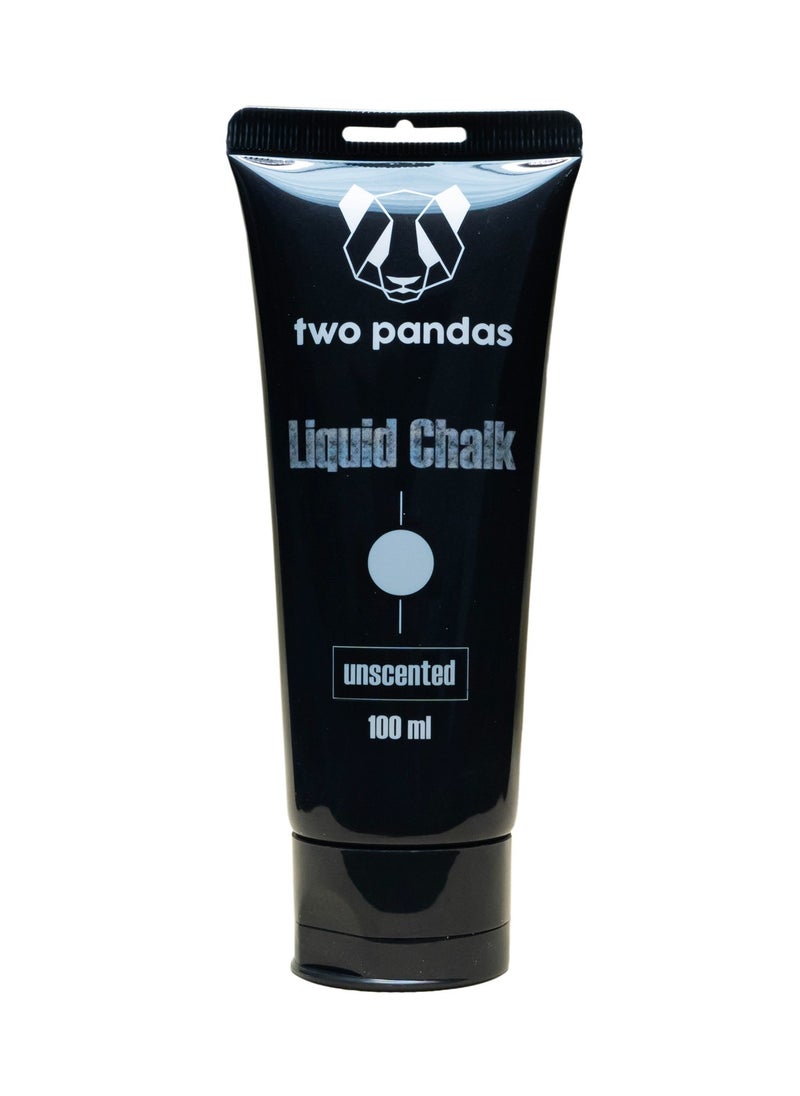 two pandas - Pandas Liquid Chalk (White Unscented) For Rock Climbing Calisthenics Bouldering Gym Crossfit Gymnastics Weightlifting (Not For Pole Dancing) - Image 1