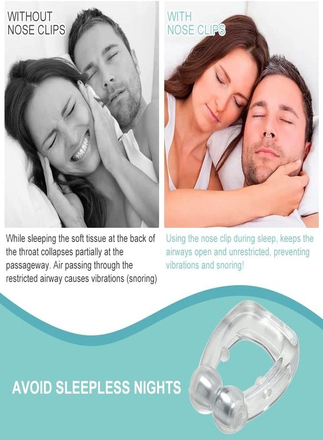 Laxit Pack of 1 Snoring stopper Anti Snoring Nose Clip Devices for Men and Women, Snore Free Magnetic Nose Clip, Snoring Solution, Sleeping Aid Devices Ease Breathing, Relieves Nasal Noise Clip (Pack of 1) - Image 4