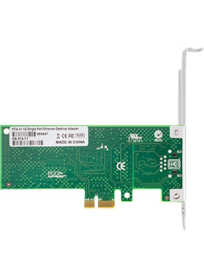 Eb-Link Intel 82574 Chip, Pci-E X1 Gigabit Single-Port Desktop Wired Network Card, 9301Ct, Supports Without Disk - Image 3