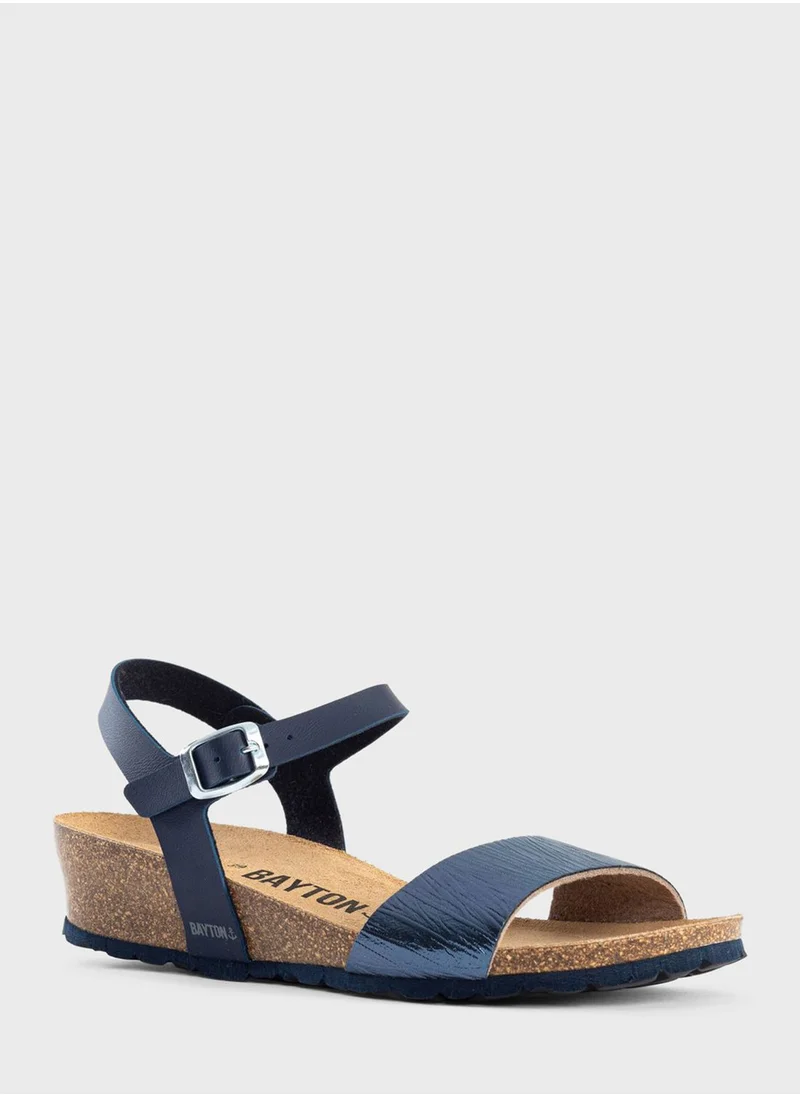 BAYTON Wodonga Multi Strap Wedge Sandals