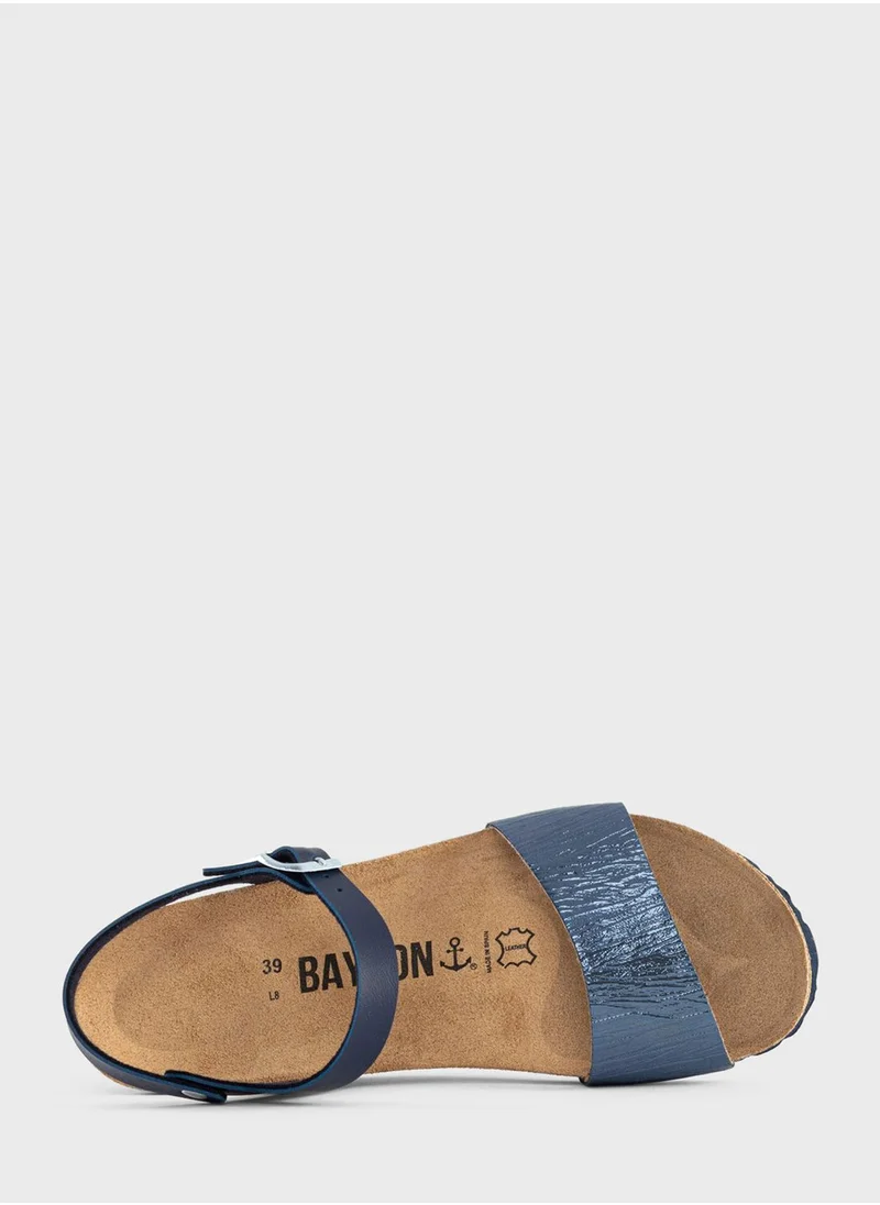 BAYTON Wodonga Multi Strap Wedge Sandals