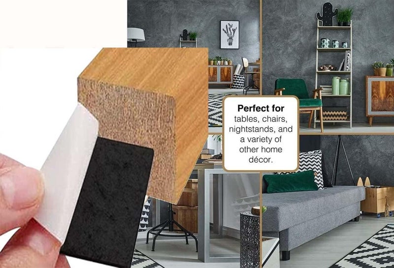 DIY Crafts DIY Crafts 16, 16 Pcs, Furniture Pads Non SLIP 2” Furniture Gripper,Best Self Adhesive Square Rubber Pads.Protector Sofa Anti Slip Hardwood Floor.Anti Scratch for Fix in Place Furniture Chair Leg (16)  - Image 5