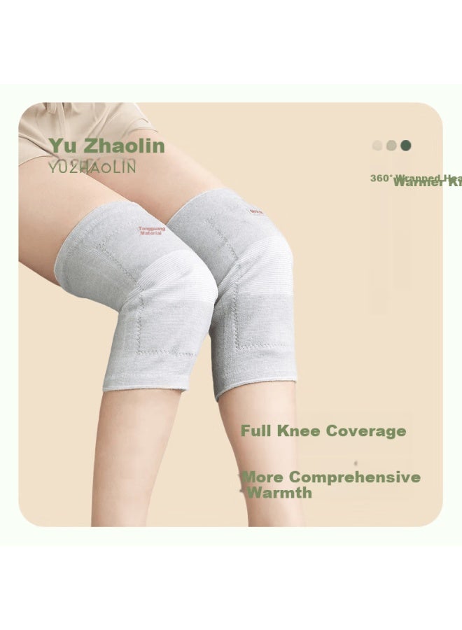 Yuzhaolin Self-heating Knee Brace Warm Bamboo Charcoal Knee Support For Cold Legs Uni Elderly Anti-slip Knee Pad X069 Size S - Image 5